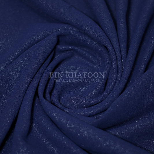Moonlight Georgette - Royal Blue