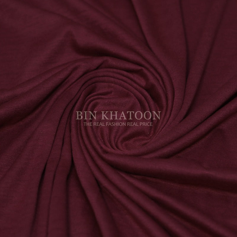 Plain Jersey Hijab - Dark Pink