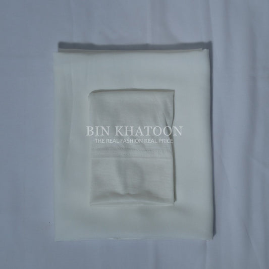 Matching Hijab & Cap - Pearl White