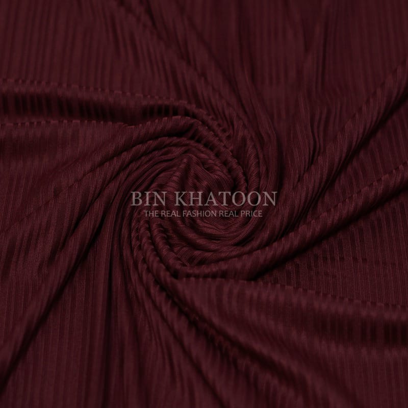 Ribbed Jersey - Maroon