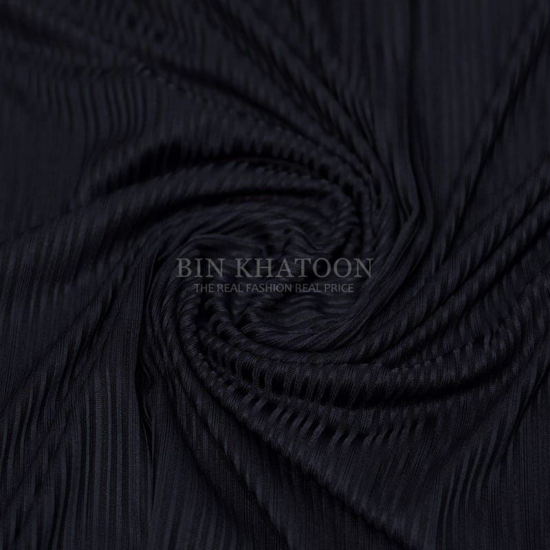 Ribbed Jersey - Navy Blue