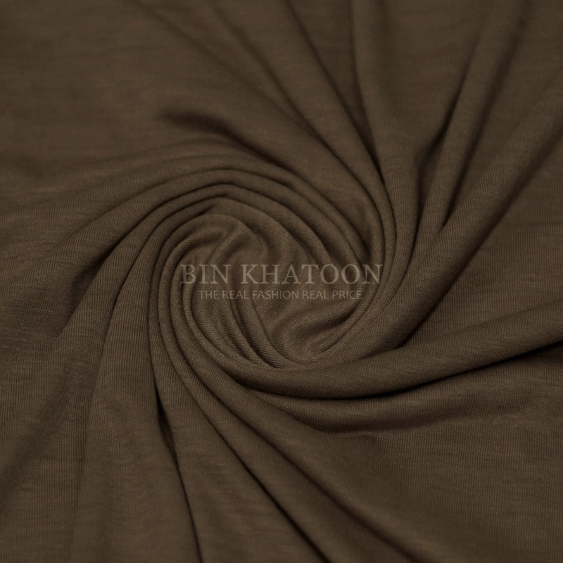 Plain Jersey Hijab - Biscuit