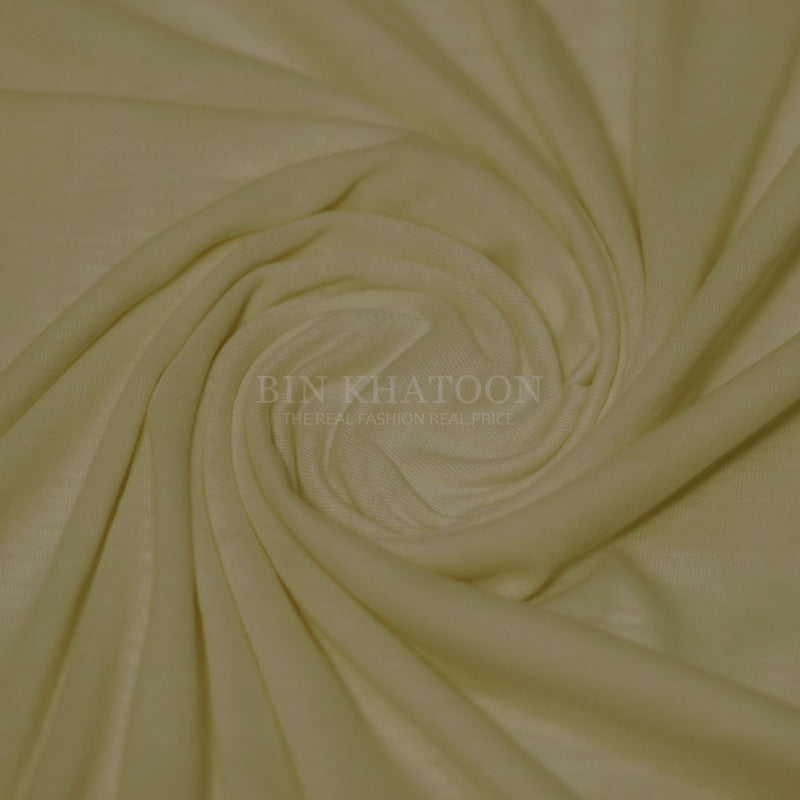 Plain Jersey Hijab - Lemon