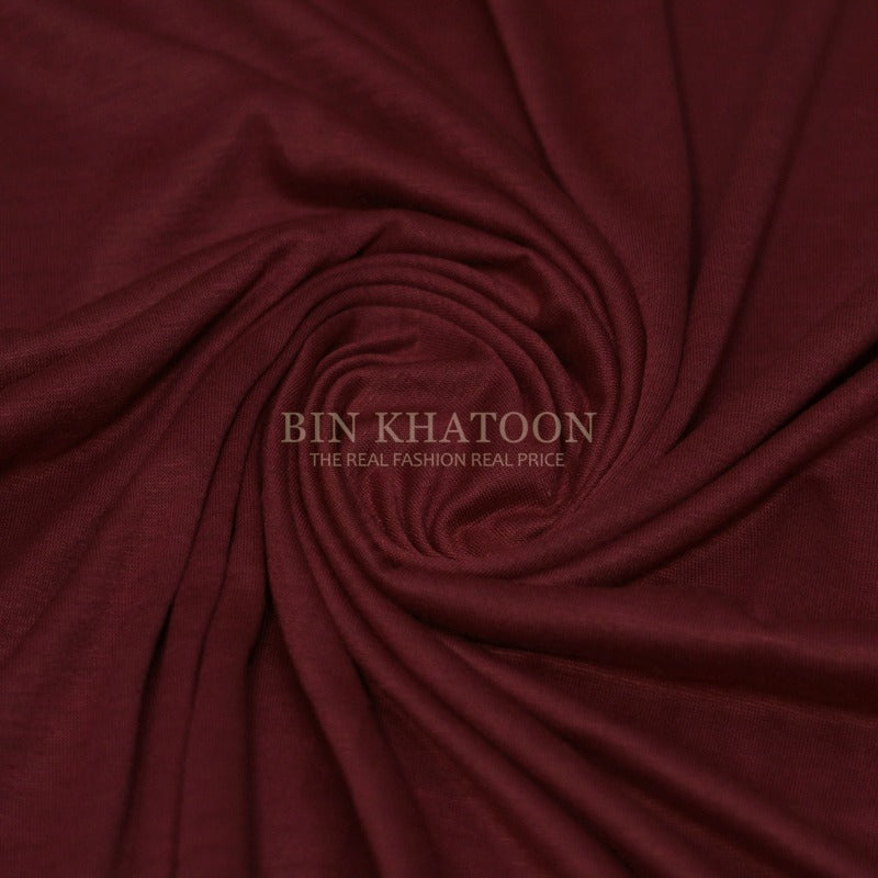 Plain Jersey Hijab - Red