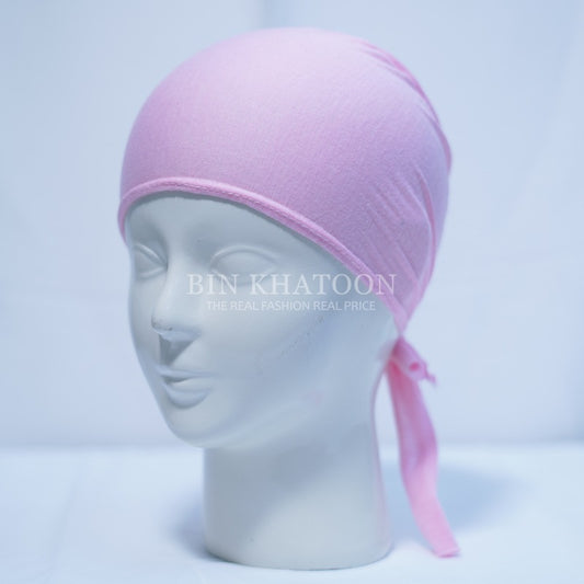 Tie-Back Cap Baby Pink