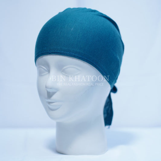 Tie-Back Cap Sea Green