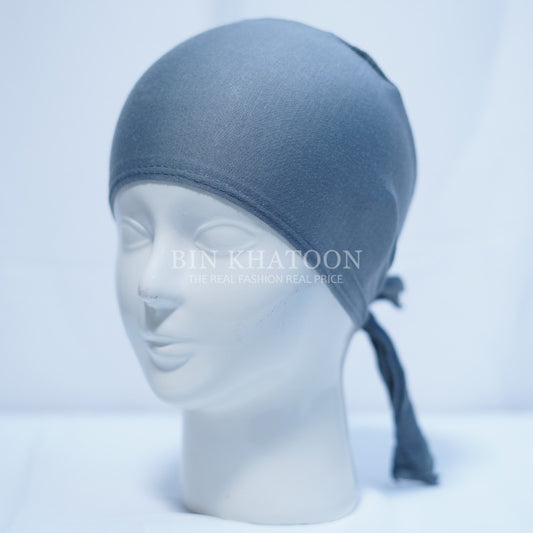 Tie-Back Cap Dark Gray