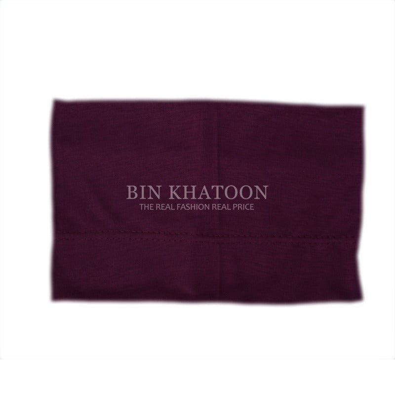 Tube Band Cap for Hijab Dark Maroon