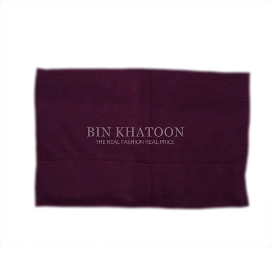 Tube Band Cap for Hijab Dark Maroon