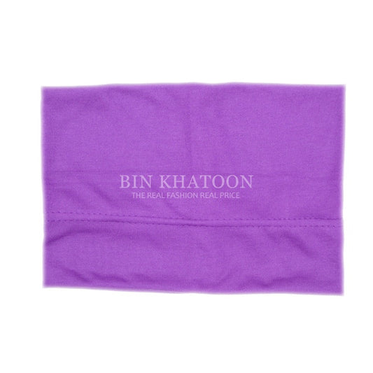 Tube Band Cap for Hijab Purple