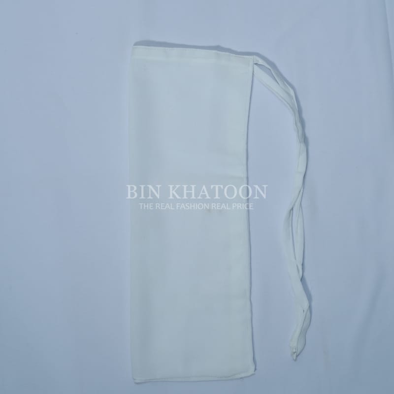 Tie Back Niqab Pearl White