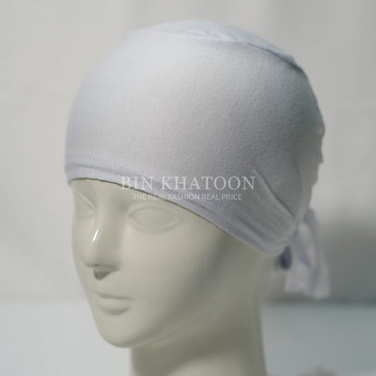 Tie-Back Cap White