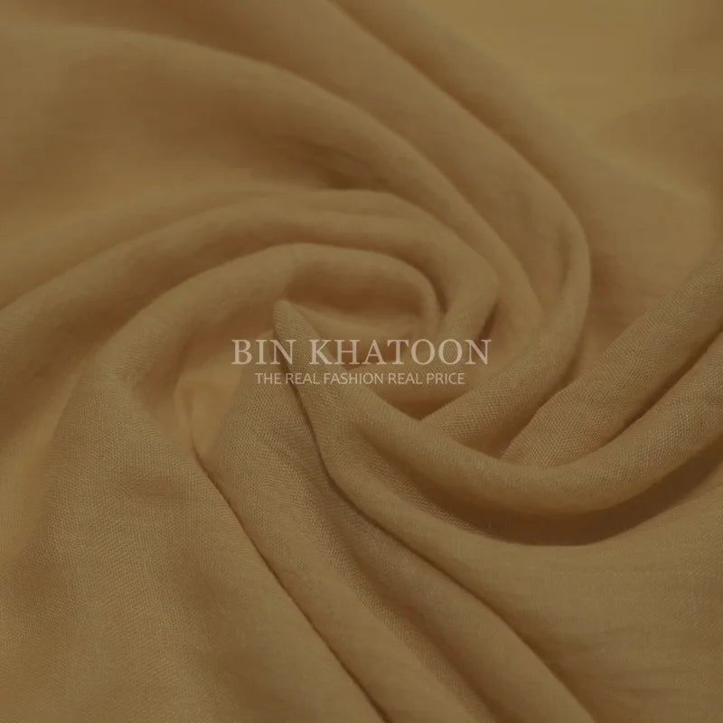 Crumpled Lawn Hijab Yellow