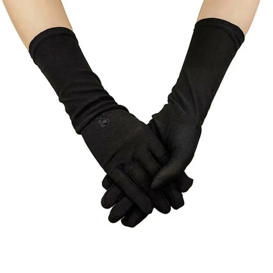 Long Arm Cover Full Finger Arabian Stretch Hand Gloves